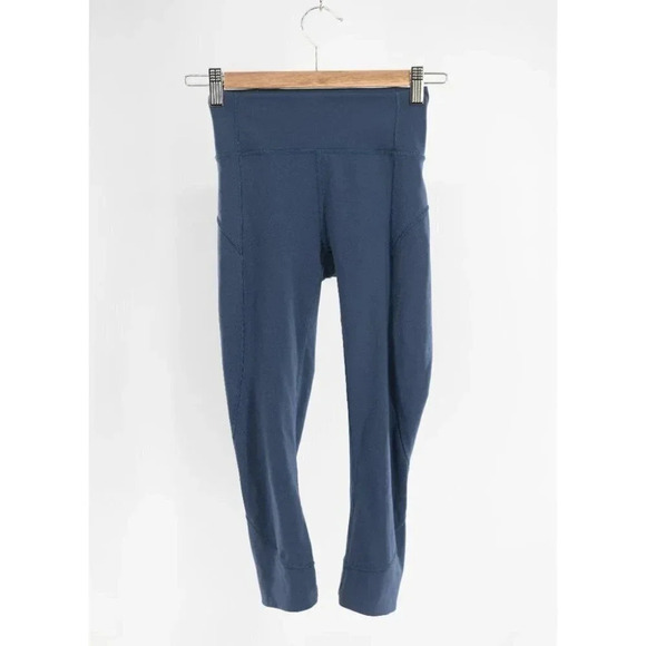 Lululemon In Movement Crop 19" Mineral Blue | 2 - Picture 5 of 9